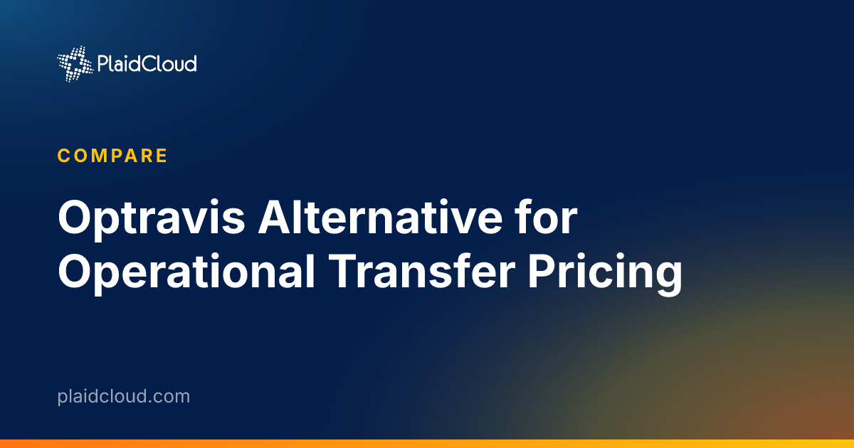 Optravis Alternative for Operational Transfer Pricing | PlaidCloud