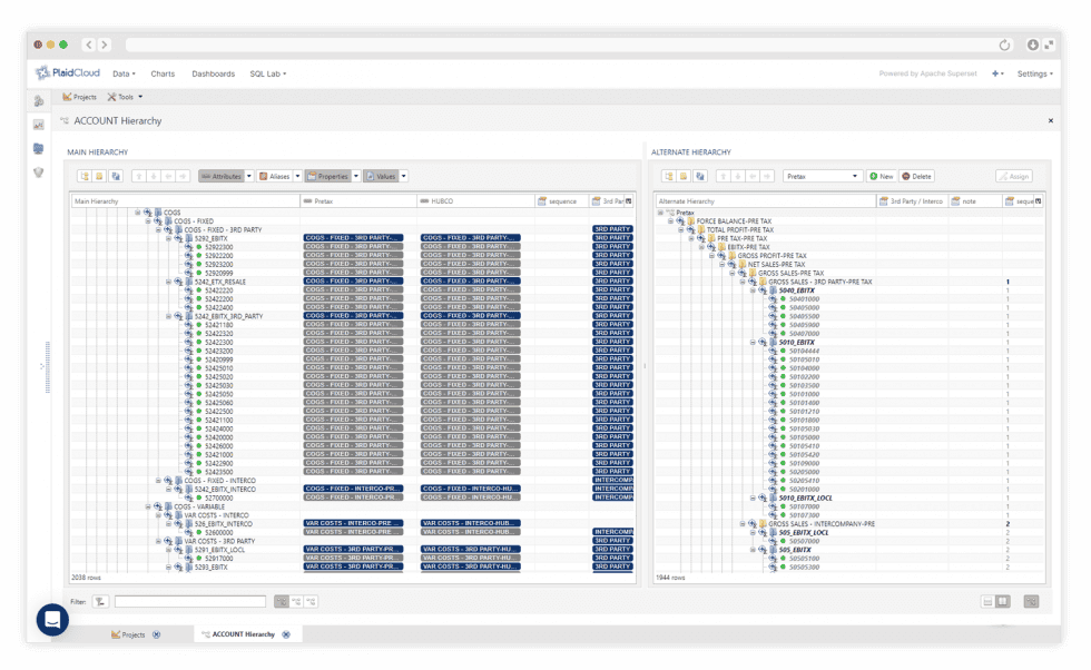 Built-in flexibility configuration